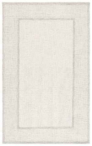 Safavieh Pine Elegant Hand-tufted Runner Rug - Luxurious Modern Design For Hallways And Entryways Sage ,Ivory 80% Wool,10% Cotton,10% Latex Pne703w-5