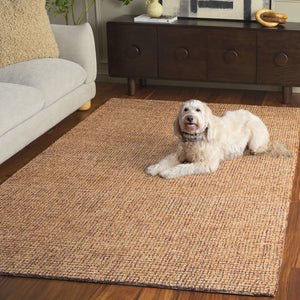 Safavieh Pine Luxurious Hand-tufted Area Rug In Elegant Shades For Modern Hallways And Narrow Spaces Natural ,Gold 80% Wool,10% Cotton,10% Latex Pne704d-5