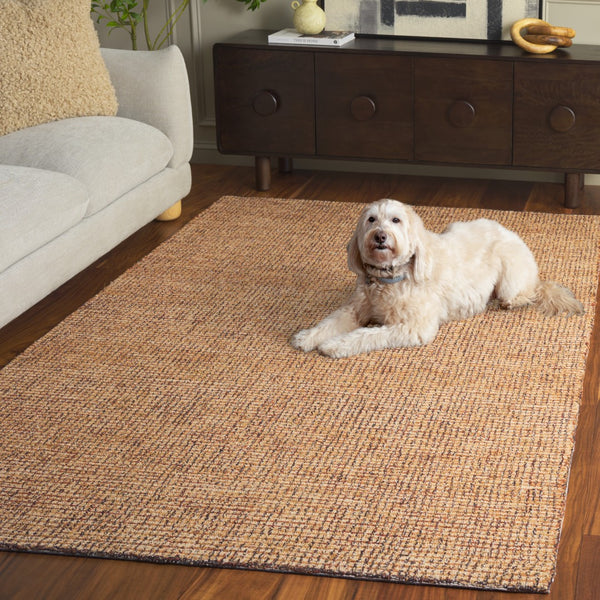 Safavieh Pine Hand-tufted Area Rug - Elegant Modern Design With Luxurious Wool Blend For Timeless Decor Natural ,Gold 80% Wool,10% Cotton,10% Latex Pne704d-6