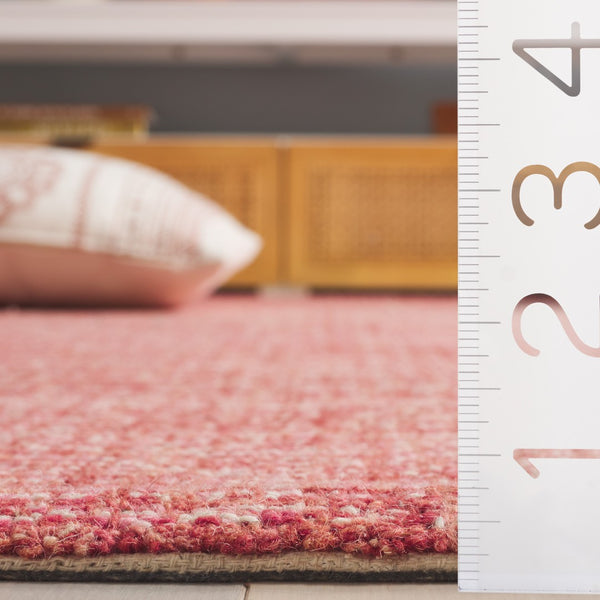 Safavieh Pine Hand-tufted Area Rug - Elegant Modern Design With Luxurious Wool Blend For Timeless Decor Red 80% Wool,10% Cotton,10% Latex Pne704q-4