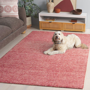 Safavieh Pine Luxurious Hand-tufted Area Rug In Elegant Shades For Modern Hallways And Narrow Spaces Red 80% Wool,10% Cotton,10% Latex Pne704q-5