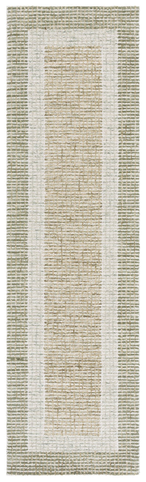 Safavieh Pine Hand-tufted Runner Rug - Elegant Modern Design In Chic Color Palette For Contemporary Homes Green ,Ivory 80% Wool,10% Cotton,10% Latex Pne705y-28