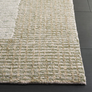 Safavieh Pine Hand-tufted Runner Rug - Elegant Modern Design In Chic Color Palette For Contemporary Homes Green ,Ivory 80% Wool,10% Cotton,10% Latex Pne705y-5