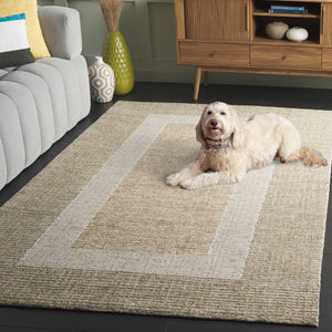 Safavieh Pine Hand-tufted Runner Rug - Elegant Modern Design In Chic Color Palette For Contemporary Homes Green ,Ivory 80% Wool,10% Cotton,10% Latex Pne705y-5