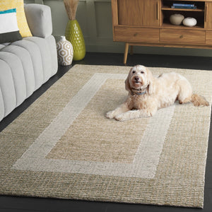 Safavieh Pine Hand-tufted Area Rug - Modern Elegance For Living Spaces With Luxurious Comfort And Style Green ,Ivory 80% Wool,10% Cotton,10% Latex Pne705y-6r