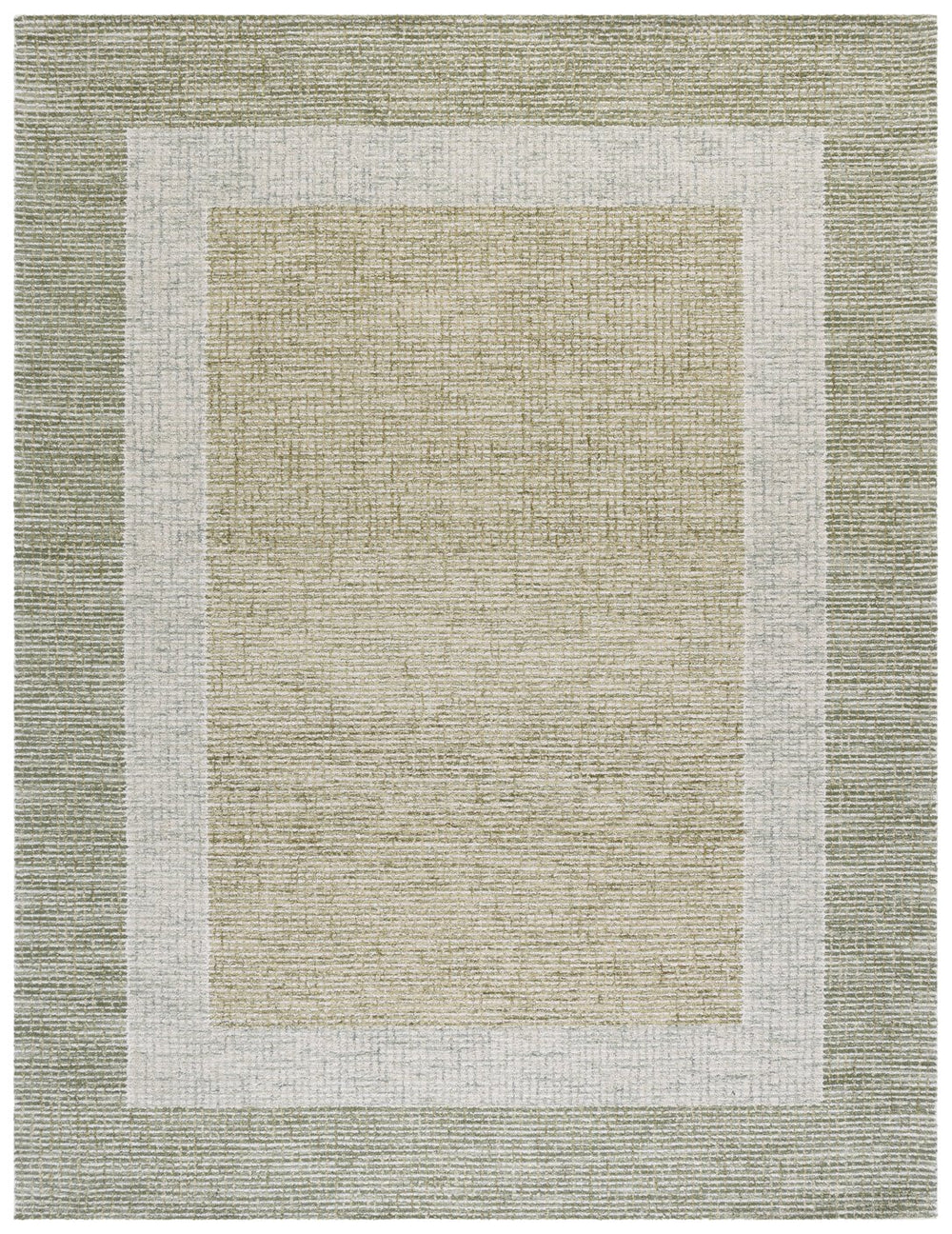 Safavieh Pine Hand-tufted Runner Rug - Elegant Modern Design In Chic Color Palette For Contemporary Homes Green ,Ivory 80% Wool,10% Cotton,10% Latex Pne705y-8