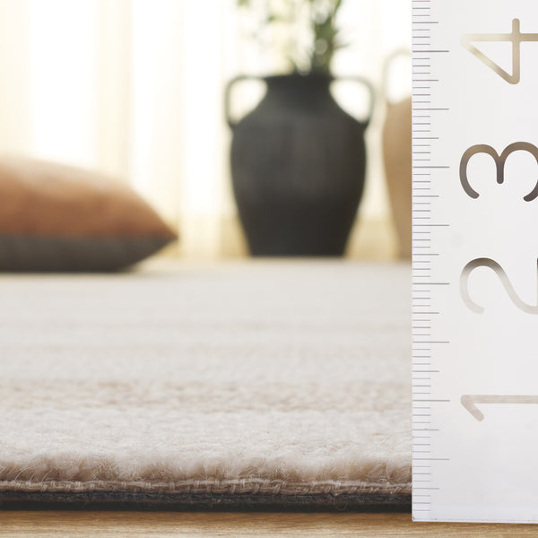 Safavieh Pine Modern Runner Area Rug - Hand-tufted Artistry In Soft Wool For Contemporary Home Elegance Beige ,Ivory 80% Wool,10% Cotton,10% Latex Pne801b-5