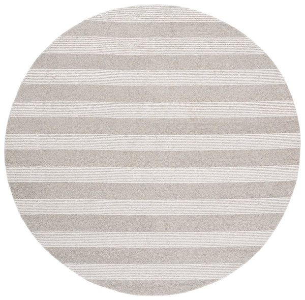 Safavieh Pine Modern Runner Area Rug - Hand-tufted Artistry In Soft Wool For Contemporary Home Elegance Beige ,Ivory 80% Wool,10% Cotton,10% Latex Pne801b-6r