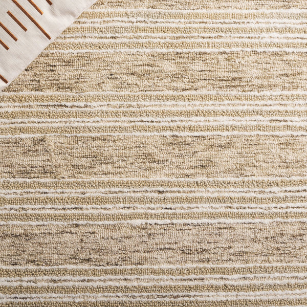 Safavieh Pine Modern Hand-tufted Area Rug - Contemporary Runner Rug For Elegant Home Décor And Comfort Ivory ,Taupe 80% Wool,10% Cotton,10% Latex Pne803e-5