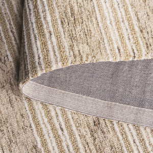 Safavieh Pine Modern Hand-tufted Area Rug - Contemporary Runner Rug For Elegant Home Décor And Comfort Ivory ,Taupe 80% Wool,10% Cotton,10% Latex Pne803e-5