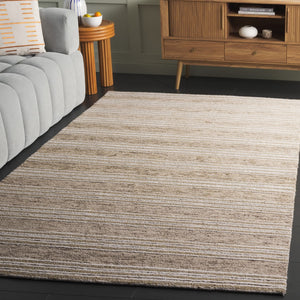 Safavieh Pine Handmade Area Rug - Luxurious Wool Blend, Modern Style, Perfect For Enhancing Your Home Decor Ivory ,Taupe 80% Wool,10% Cotton,10% Latex Pne803e-6sq
