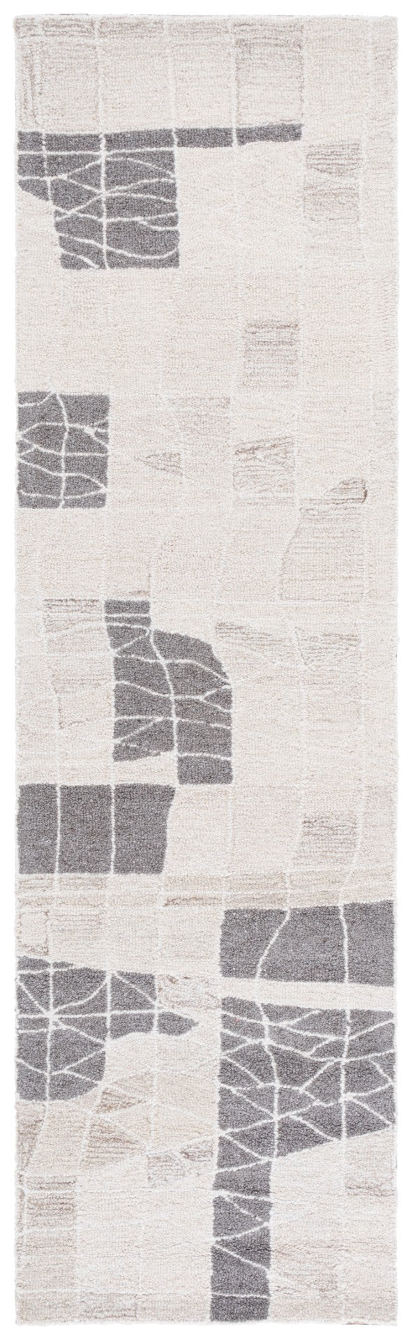 Safavieh Pine Luxurious Hand-tufted Area Rug - Modern Design For Stylish Home Decor And Comfort Underfoot Ivory ,Light Brown 80% Wool,10% Cotton,10% Latex Pne804t-4