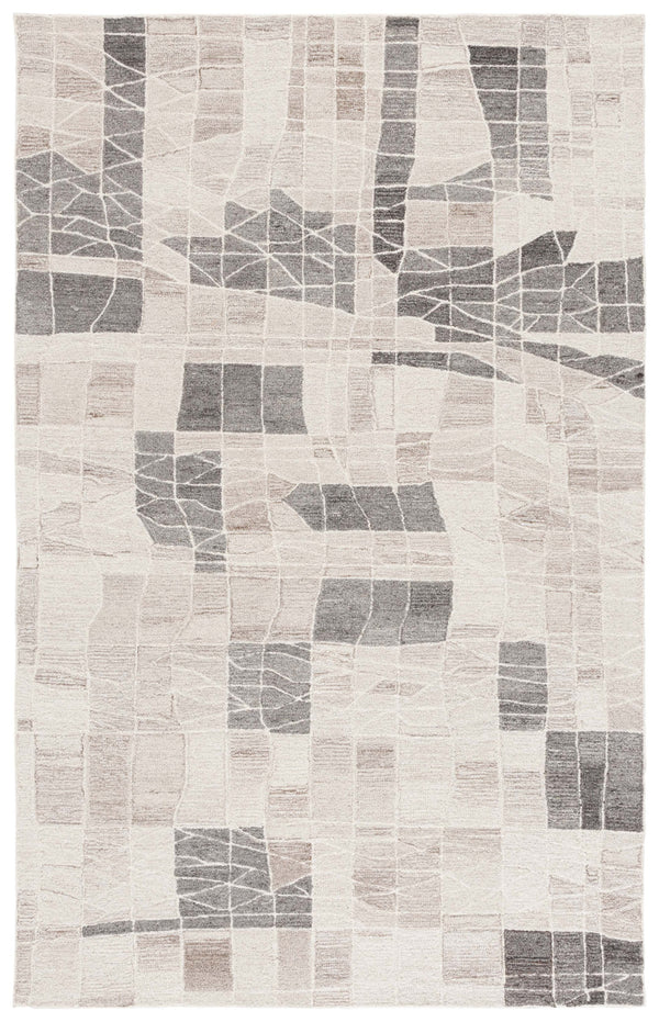 Safavieh Pine Modern Runner Area Rug - Luxurious Hand-tufted Wool Blend For Elegant Home Décor Centerpiece Ivory ,Light Brown 80% Wool,10% Cotton,10% Latex Pne804t-5