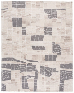 Safavieh Pine Modern Runner Area Rug - Luxurious Hand-tufted Wool Blend For Elegant Home Décor Centerpiece Ivory ,Light Brown 80% Wool,10% Cotton,10% Latex Pne804t-8