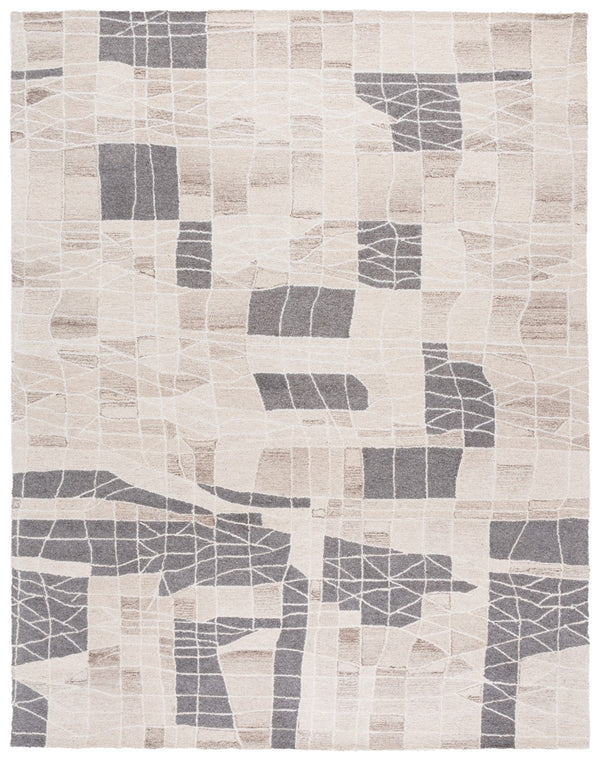 Safavieh Pine Luxurious Hand-tufted Area Rug - Modern Design For Stylish Home Decor And Comfort Underfoot Ivory ,Light Brown 80% Wool,10% Cotton,10% Latex Pne804t-4