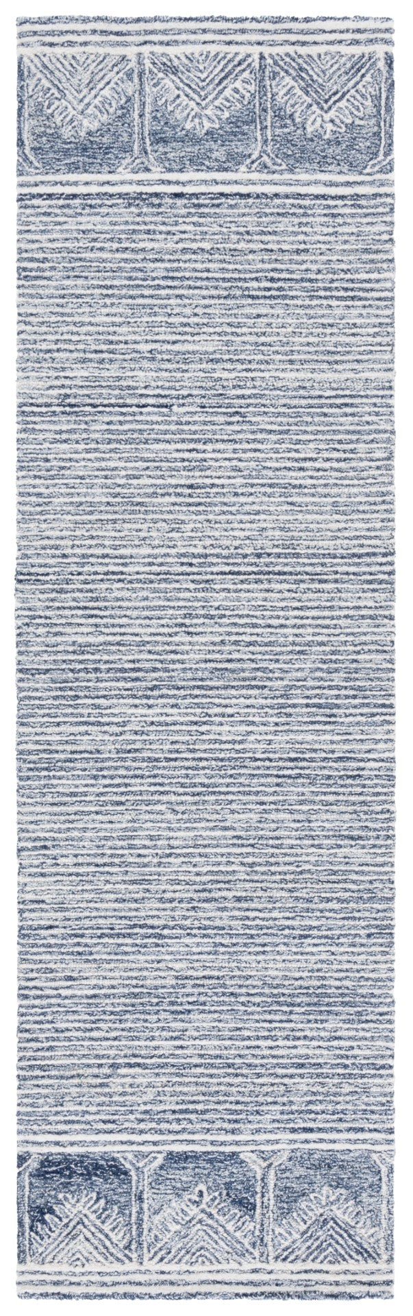 Safavieh Pine805m Hand-tufted Indian Area Rug - Luxurious Wool Blend For Comfort And Style In Any Space Blue ,Ivory 80% Wool,10% Cotton,10% Latex Pne805m-4