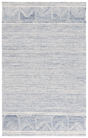 Safavieh Pine805m Hand-tufted Indian Area Rug - Luxurious Wool Blend For Comfort And Style In Any Space Blue ,Ivory 80% Wool,10% Cotton,10% Latex Pne805m-4