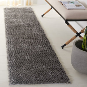 Safavieh Penelope Luxurious Shag Area Rug For Cozy Living Spaces - Exquisite Craftsmanship & Comfort Grey 73% Polyester,27% Jute Pnl500f-7sq