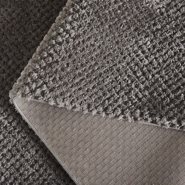 Safavieh Penelope Luxurious Shag Area Rug For Cozy Living Spaces - Exquisite Craftsmanship & Comfort Grey 73% Polyester,27% Jute Pnl500f-7sq