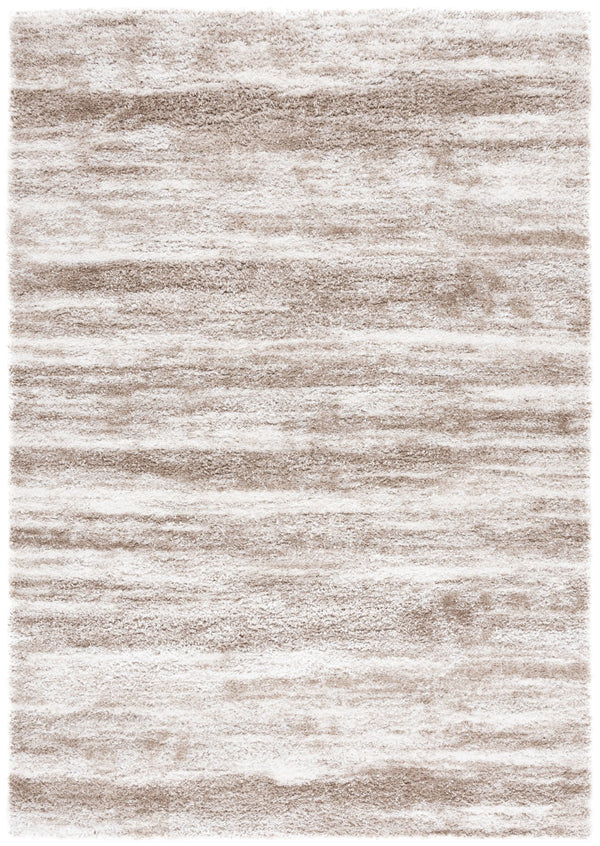 Safavieh Penelope Luxurious Shag Area Rug For Hallways - Soft Taupe And Ivory Gradient, Elegant Comfort Taupe ,Ivory 73% Polyester,27% Jute Pnl510e-5
