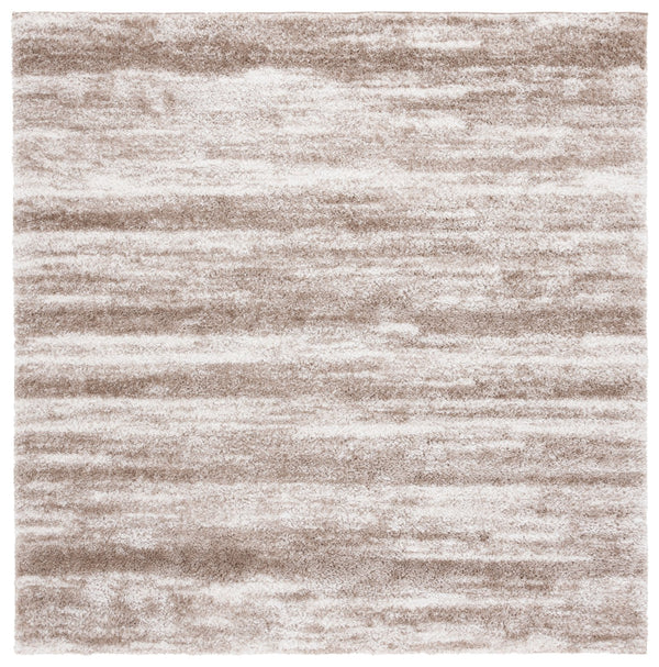 Safavieh Penelope Luxurious Shag Area Rug For Hallways - Soft Taupe And Ivory Gradient, Elegant Comfort Taupe ,Ivory 73% Polyester,27% Jute Pnl510e-5