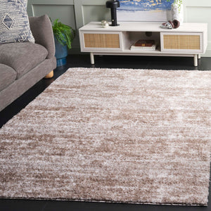 Safavieh Penelope Shag Area Rug: Luxurious Taupe & Ivory Design For Cozy Living Spaces And Ultimate Comfort Taupe ,Ivory 73% Polyester,27% Jute Pnl520e-6