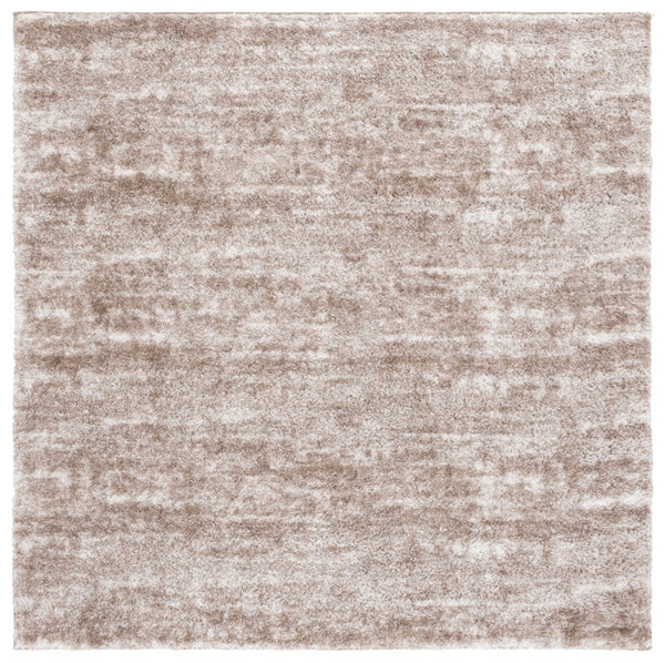 Safavieh Penelope Shag Area Rug: Luxurious Taupe & Ivory Design For Cozy Living Spaces And Ultimate Comfort Taupe ,Ivory 73% Polyester,27% Jute Pnl520e-6