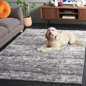 Safavieh Penelope Luxurious Shag Area Rug - Soft, Durable, And Elegant Design For Cozy Living Spaces Grey ,Ivory 73% Polyester,27% Jute Pnl520f-4
