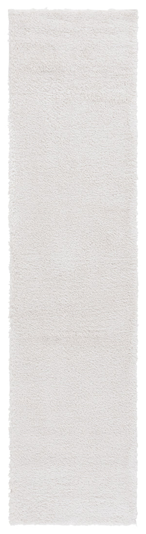 Safavieh Penelope Ivory Shag Rug 6'7"X8'7" Plush 5/8" Pile Power-Loomed Turkey, Polyester-Jute Blend, Eco Chic PNL540A-6