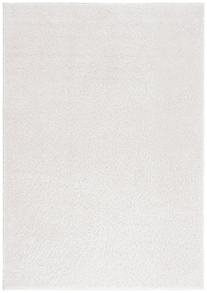 Safavieh Penelope Ivory Shag Rug 6'7"X8'7" Plush 5/8" Pile Power-Loomed Turkey, Polyester-Jute Blend, Eco Chic PNL540A-6