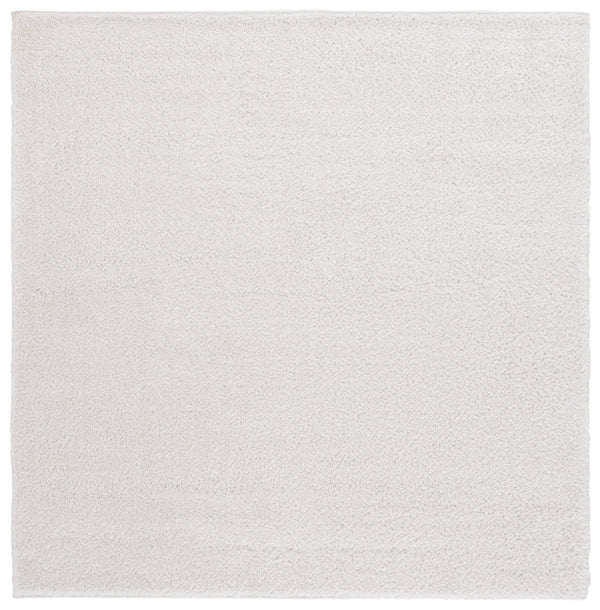 Safavieh Penelope Ivory Shag Rug 6'7"X8'7" Plush 5/8" Pile Power-Loomed Turkey, Polyester-Jute Blend, Eco Chic PNL540A-6
