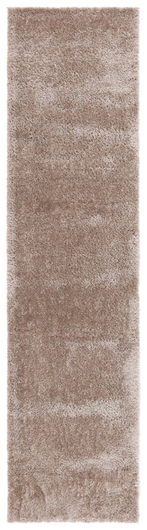 Safavieh Penelope Luxurious Shag Runner Rug - Plush Comfort, Timeless Elegance For Modern And Traditional Spaces Taupe 73% Polyester,27% Jute Pnl540e-8