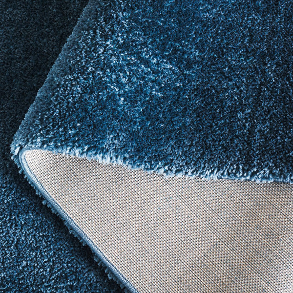 Safavieh Penelope Luxurious Shag Runner Rug - Plush Comfort, Timeless Elegance For Modern And Traditional Spaces Navy 73% Polyester,27% Jute Pnl540n-8