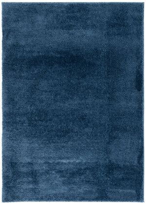 Safavieh Penelope Luxurious Shag Runner Rug - Plush Comfort, Timeless Elegance For Modern And Traditional Spaces Navy 73% Polyester,27% Jute Pnl540n-8