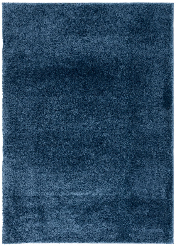 Safavieh Penelope Luxurious Shag Runner Rug - Plush Comfort, Timeless Elegance For Modern And Traditional Spaces Navy 73% Polyester,27% Jute Pnl540n-8