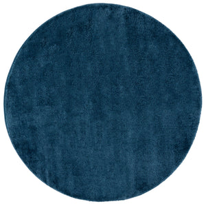 Safavieh Penelope Luxurious Shag Runner Rug - Plush Comfort, Timeless Elegance For Modern And Traditional Spaces Navy 73% Polyester,27% Jute Pnl540n-8