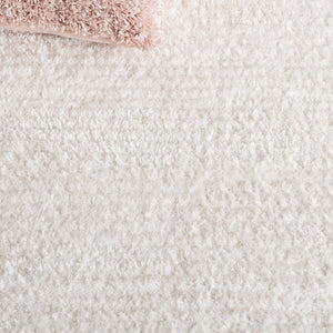 Safavieh Penelope Shag Area Rug - Luxurious Plush Design With Elegant Texture For Stylish Home Decor Ivory 73% Polyester,27% Jute Pnl550a-9