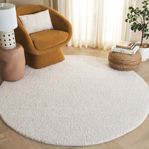 Safavieh Penelope Plush Shag Area Rug - Timeless Elegance, Durable Comfort, Made In Turkey For Your Home Ivory 73% Polyester,27% Jute Pnl550a-6