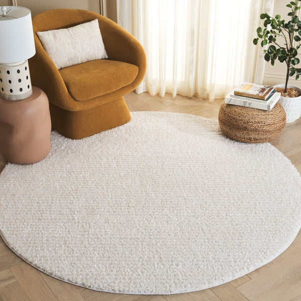 Safavieh Penelope Plush Shag Area Rug - Timeless Elegance, Durable Comfort, Made In Turkey For Your Home Ivory 73% Polyester,27% Jute Pnl550a-6