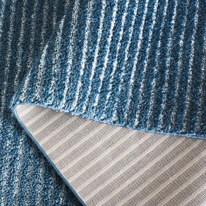 Safavieh Penelope Shag Area Rug - Luxurious Navy And Ivory Blend For Elegant Home Décor And Style Navy ,Ivory 73% Polyester,27% Jute Pnl560n-4