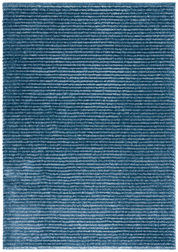 Safavieh Penelope Luxurious Shag Area Rug - Plush Comfort & Chic Design For Elegant Home Decor Transformation Navy ,Ivory 73% Polyester,27% Jute Pnl560n-6