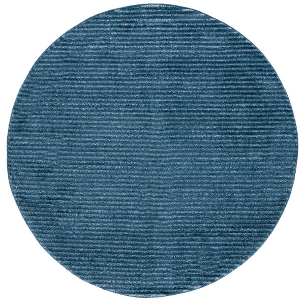 Safavieh Penelope Luxurious Shag Area Rug - Plush Comfort & Chic Design For Elegant Home Decor Transformation Navy ,Ivory 73% Polyester,27% Jute Pnl560n-6