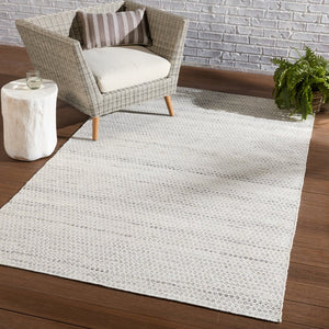 Jaipur Living Penrose Eliza Pnr03 Handwoven Handmade 100% Polyester Geometric Trellis Outdoor Rug Gray, Cream 100% Polyester Rug152641