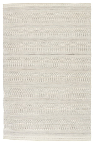 Jaipur Living Penrose Lenna Contemporary Handmade Outdoor Rug Cream 8'x10'