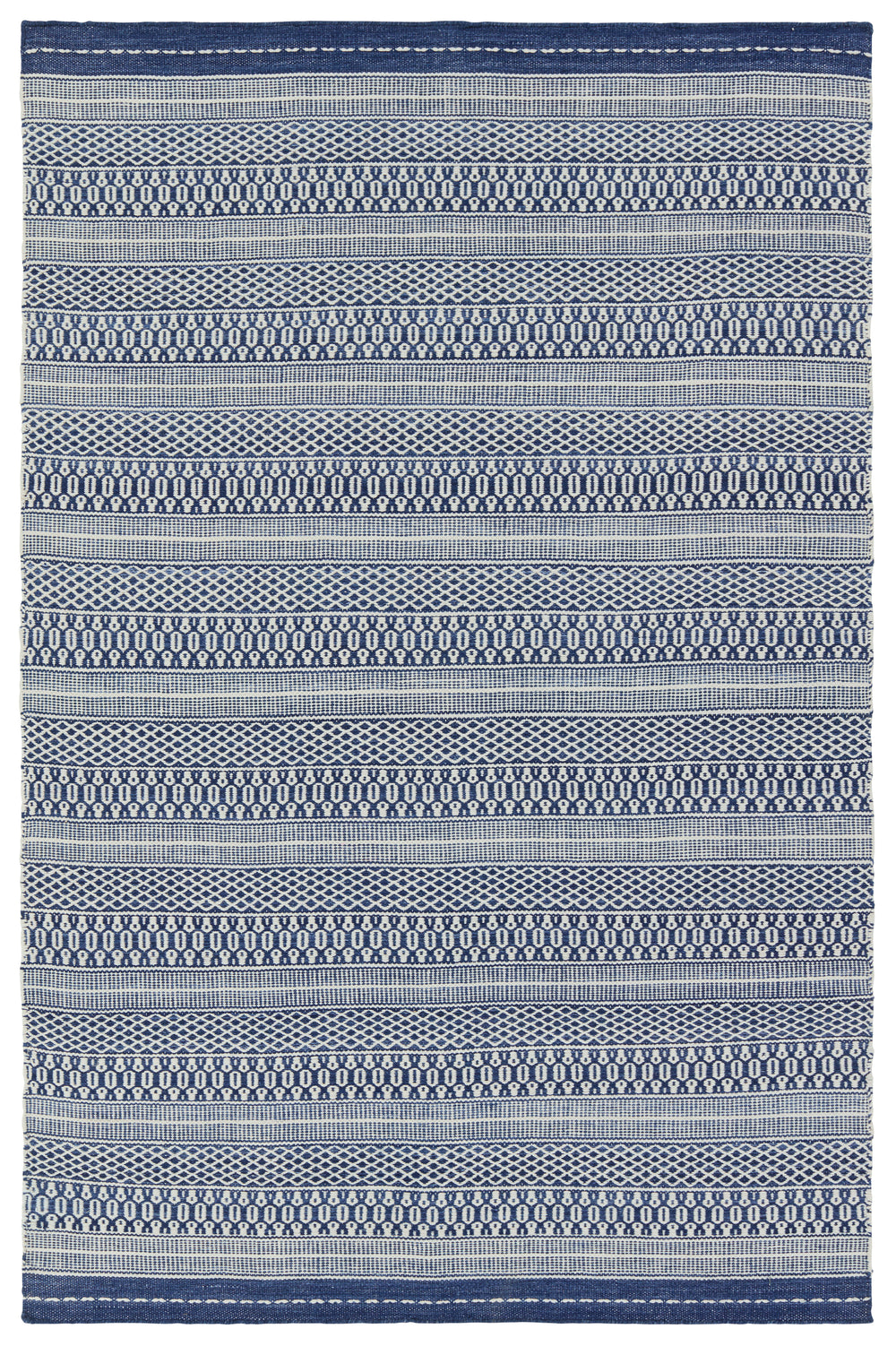 Jaipur Living Penrose Lenna PNR06 Handmade Handwoven Outdoor Rug Navy 9' x 12'