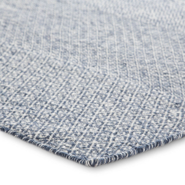 Jaipur Living Jaipur Living Glace Wool Flatweave Rug Handwoven Geometric Navy Ivory Accent RUG139546