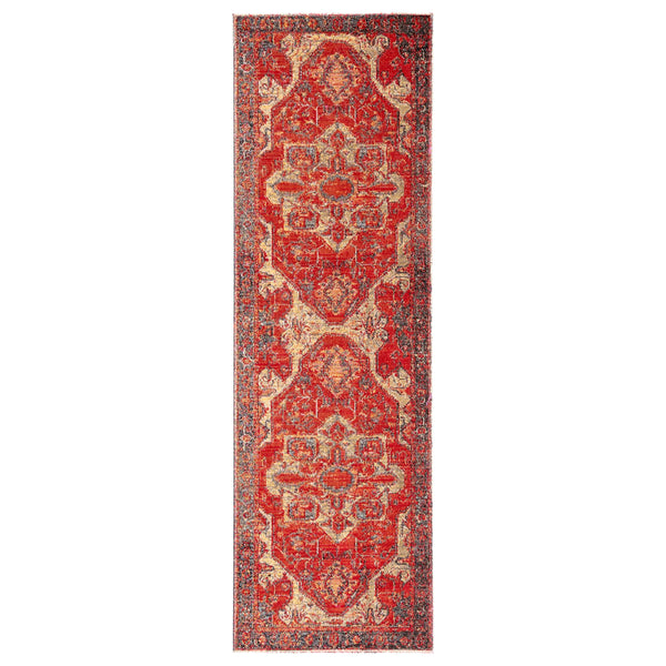 Jaipur Living Jaipur Living Leighton Serapi Medallion Polypropylene Runner for Indoor Outdoor Spaces 2'6"X8' RUG141259