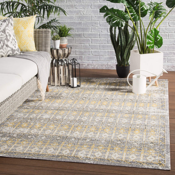Jaipur Living Jaipur Living Giralda Trellis Polypropylene Rug for Patio Dining and Entryway Spaces 7'6"X9'6" RUG140962