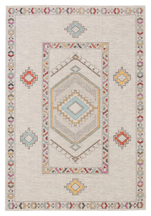 Jaipur Living Jaipur Living Tov Geometric Medallion Polypropylene Runner Rug for Hallway or Patio 2' x 3' RUG140969