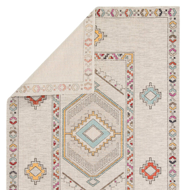 Jaipur Living Jaipur Living Tov Geometric Medallion Polypropylene Runner Rug for Hallway or Patio 2' x 3' RUG140969